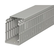 OBO 6178424 LKV N 75050 Vezetékrendező Csatorna 75x50x2000mm kőszürke PVC villanyszerelés