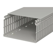 OBO 6178430 LKV N 75125 Vezetékrendező Csatorna 75x125x2000mm kőszürke PVC villanyszerelés