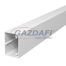 OBO 6191134 WDK40060RW Fali És Mennyezeti Csatorna fenékperforálással 40x60x2000mm hófehér PVC villanyszerelés