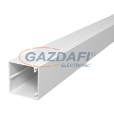 OBO 6191193 WDK60060RW Fali És Mennyezeti Csatorna fenékperforálással 60x60x2000mm hófehér PVC villanyszerelés