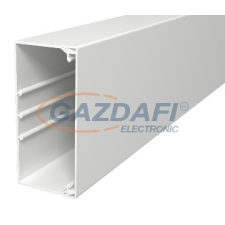 OBO 6191223 WDK60130RW Fali És Mennyezeti Csatorna fenékperforálással 60x130x2000mm hófehér PVC villanyszerelés