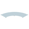 OBO 6231470 WDBRL 90 30 FS Fedél 90°-Os Sarokidomhoz (nagyfesztávú 110-es és 160-as rendszerhez) B=300mm szalaghorganyzott acél