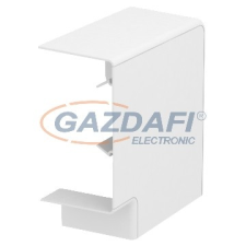 OBO 6274420 GK-FH70130RW Lapos Sarokelem fedélidom 70x130mm hófehér Polikarbonát/Akrilnitril-butadién-sztirol villanyszerelés