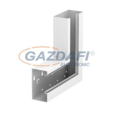 OBO 6277420 GS-AFS70130RW Lapos Sarokelem emelkedő aszimmetrikus 70x130mm hófehér acél villanyszerelés
