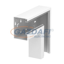OBO 6277530 GS-AFF90130RW Lapos Sarokelem eső aszimmetrikus 90x130mm hófehér acél villanyszerelés