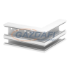 OBO 6278210 GS-DA70170RW Külső Könyök aszimmetrikus 70x170mm hófehér acél