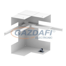 OBO 6278240 GS-DI70170RW Belső Könyök előszerelt aszimmetrikus 70x170mm hófehér acél villanyszerelés