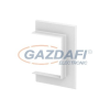 OBO 6278880 G-AWAO90110RW Fali Takarókeret nyitott kivitel 178x25x124mm hófehér alumínium