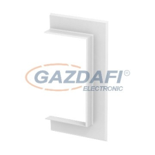 OBO 6279000 G-AWAO90170RW Fali Takarókeret nyitott kivitel 238x25x124mm hófehér alumínium villanyszerelés