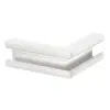 OBO 6279310 GA-SA70130RW Parapet Csatorna szimmetrikus 70x130mm hófehér alumínium