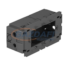 OBO 6288583 71GD13 Szerelvénydoboz 2 db Modul 45-ös szerelvényhez 140x76x51mm acélszürke poliamid villanyszerelés