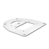 OBO 6290330 ISSBP110100RW Fenéklemez 170x160x3mm hófehér acél