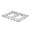 OBO 6290337 ISSBP140100WA Fenéklemez 200x160x3mm fehéralumínium acél