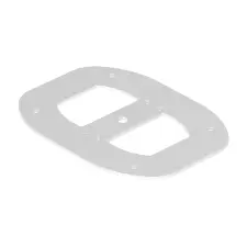 OBO 6290347 ISSBPDM45RW Fenéklemez 185x135x3mm hófehér acél villanyszerelés