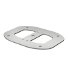 OBO 6290348 ISSBPDM45WA Fenéklemez 185x135x3mm fehéralumínium acél