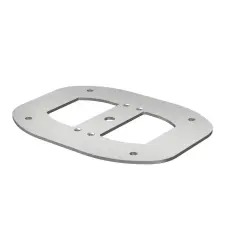 OBO 6290348 ISSBPDM45WA Fenéklemez 185x135x3mm fehéralumínium acél villanyszerelés