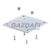 OBO 6290416 ISS160160BP Szerelőtalp ipari oszlophoz 250x250x8mm fehéralumínium acél
