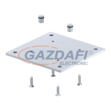 OBO 6290416 ISS160160BP Szerelőtalp ipari oszlophoz 250x250x8mm fehéralumínium acél villanyszerelés