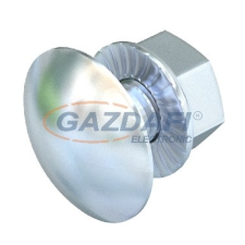 OBO 6406130 FRSB 6X12 G Félgömbfejű Csavar kombianyával M6x12mm galvanikusan horganyzott acél villanyszerelés