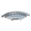 OBO 7124120 RB 90 310 FT 90°-Os Sarokidom vízszintes, sarokösszekötővel 35x100mm merítetten tűzihorganyzott acél