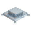 OBO 7399852 IBD 35048 9 Im-Beton Doboz GES9-hez 440x440x145mm szalaghorganyzott acél