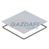 OBO 7400589 DUF 250-2 Vakfedél UZD250-2/3 nedves ápoláshoz 282x282x4mm szalaghorganyzott acél