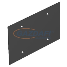 OBO 7408116 T12L P02S 9011 Fedlap 142x88mm grafitszürke PVC villanyszerelés