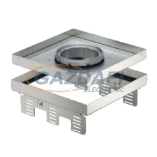 OBO 7409378 RKFN2UZD3 9VS20 Négyzetes Kazetta tubushoz 243x243mm rozsdamentes acél villanyszerelés