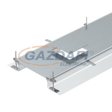 OBO 7424120 OKA-G30040140D4 Nyitható Padlócsatorna GES4 szerelvénybetéthez 2400x300x140mm szalaghorganyzott acél villanyszerelés