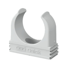 OBO Bettermann 2149016 - 2955 M25 - Quick rögzítőbilincs M25 világosszürke barkácsolás, csiszolás, rögzítés