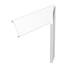 OBO Bettermann 6287070 FUOP3RW felső rész lapos sarokelemhez, eső, pult 80x300mm hófehér villanyszerelés