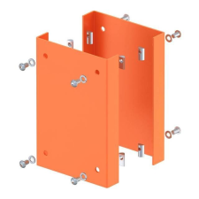 OBO Bettermann 6290423 ISS160160AS HRO védőlemez ipari oszlophoz 250x166x33mm narancssárga villanyszerelés