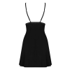 Obsessive Cecilla chemise & thong black L/XL