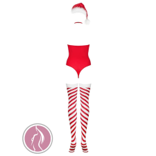 Obsessive Kissmas teddy red L/XL body