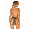 Obsessive Obsessive Xenita - áttetsző mintás body (szürke)
