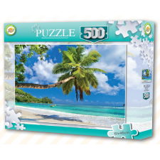Óceán Seychelles Tengerpart puzzle 500 db-os puzzle, kirakós