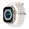 Óceán szilikon szíj Apple Watch (38/40/41mm) óceán szilikon óraszíj fehér