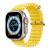 Óceán szilikon szíj Apple Watch (42/44/45/49mm) óceán szilikon óraszíj sárga