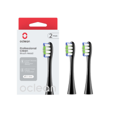 Oclean Professional clean elektromos fogkefe pótfej 2db fekete (OCL553857) (OCL553857) pótfej, penge