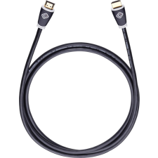Oehlbach 126 Easy Connect HDMI - HDMI 2.0 Kábel 0.75m - Fekete kábel és adapter