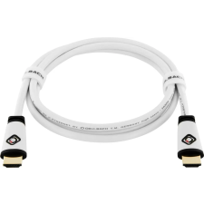 Oehlbach 130 Easy Connect HDMI - HDMI 2.0 Kábel 1.5m - Fehér kábel és adapter