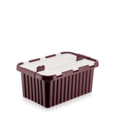 OEM 10L-es tárolódoboz beépített fedéllel, színes műanyagból gyurma