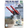 OEM 1/35 Gws-30 Sea Dart & Gws-25 Sea Wolf rakéta rendszer katonai modell
