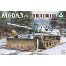 OEM 1/35 M60A3 W/M9 Bulldozer tank tolólapát kiegészítéssel katonai jármű modell makett