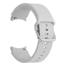 OEM 20mm univerzális szilikon óraszíj Samsung Huawei Amazfit Xiaomi fehér okosóra kellék