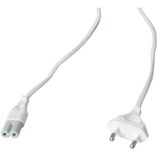 OEM 2-pólusú 230V tápkábel, 1.8m, fehér (19992095) kábel és adapter