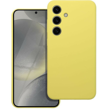 OEM 2mm Samsung Galaxy S25 szilikon tok, világos sárga tok és táska