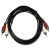 OEM 2x cinch, csatlakozó, 2.5m