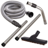 OEM 3 méteres porszívócső készlet: Bosch, Starmix, Metabo kompatibilis, természetes szőrből készült szívófej, DN35 csatlakozóval