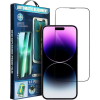 OEM 5D Edzett Üveg iPhone 13 Pro Max / 14 Plus Fekete + Applikátor ( )